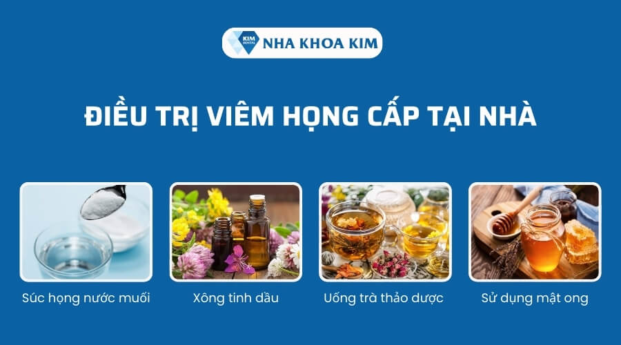 Cách điều trị viêm họng cấp tại nhà