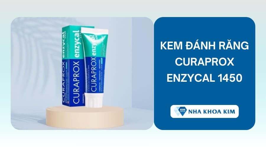 Kem đánh răng Curaprox Enzycal 1450
