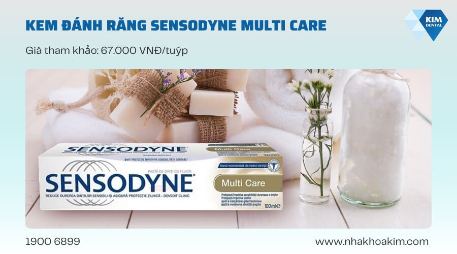 Kem đánh răng Sensodyne Multi Care
