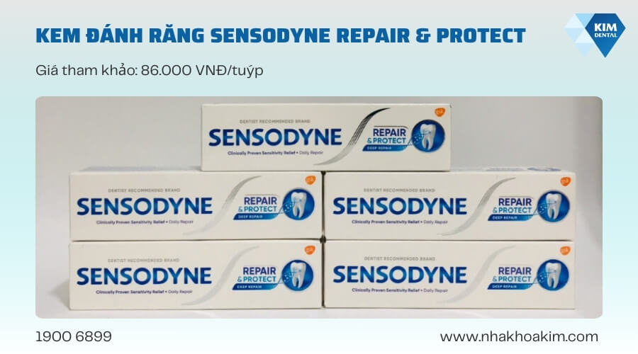 Kem đánh răng Sensodyne Repair & Protect
