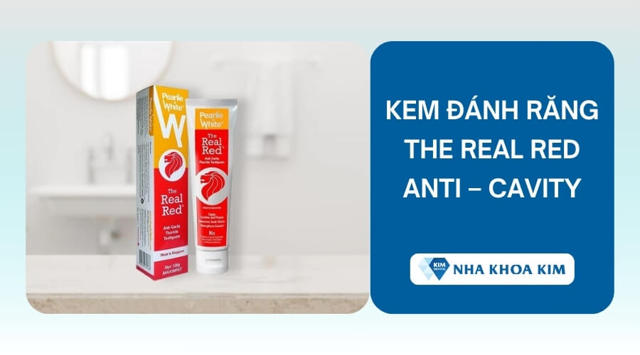 Kem đánh răng The Real Red Anti – Cavity