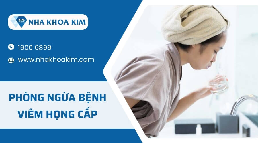 Biện pháp phòng ngừa bệnh viêm họng cấp hiệu quả
