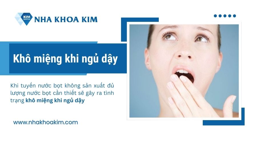 Hiện tượng khô miệng khi ngủ dậy