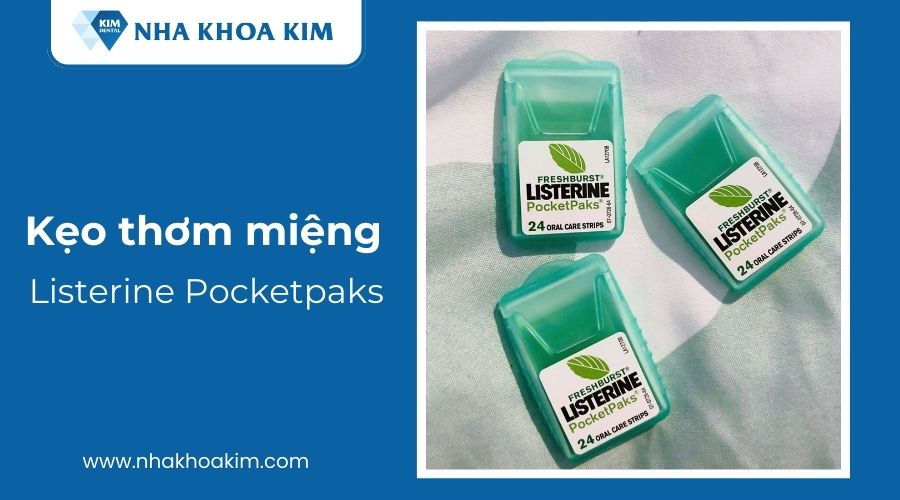 Kẹo ngậm thơm miệng Listerine Pocketpaks