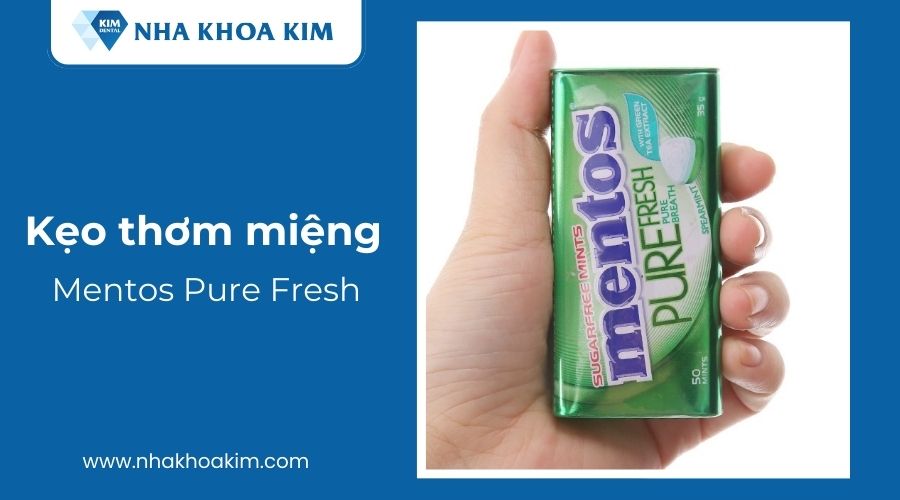 Kẹo ngậm thơm miệng Mentos Pure Fresh