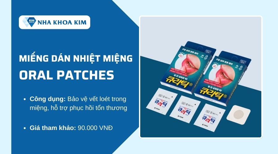 Miếng dán nhiệt miệng Oral patches