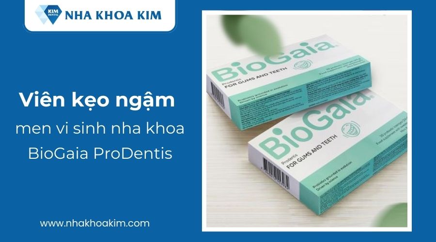 Viên kẹo ngậm men vi sinh nha khoa BioGaia ProDentis