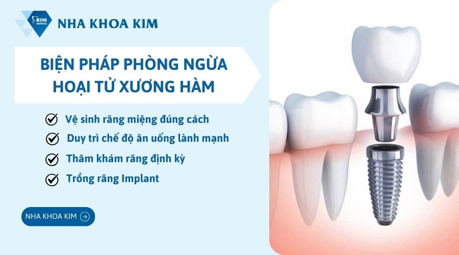 Biện pháp phòng ngừa hoại tử xương hàm