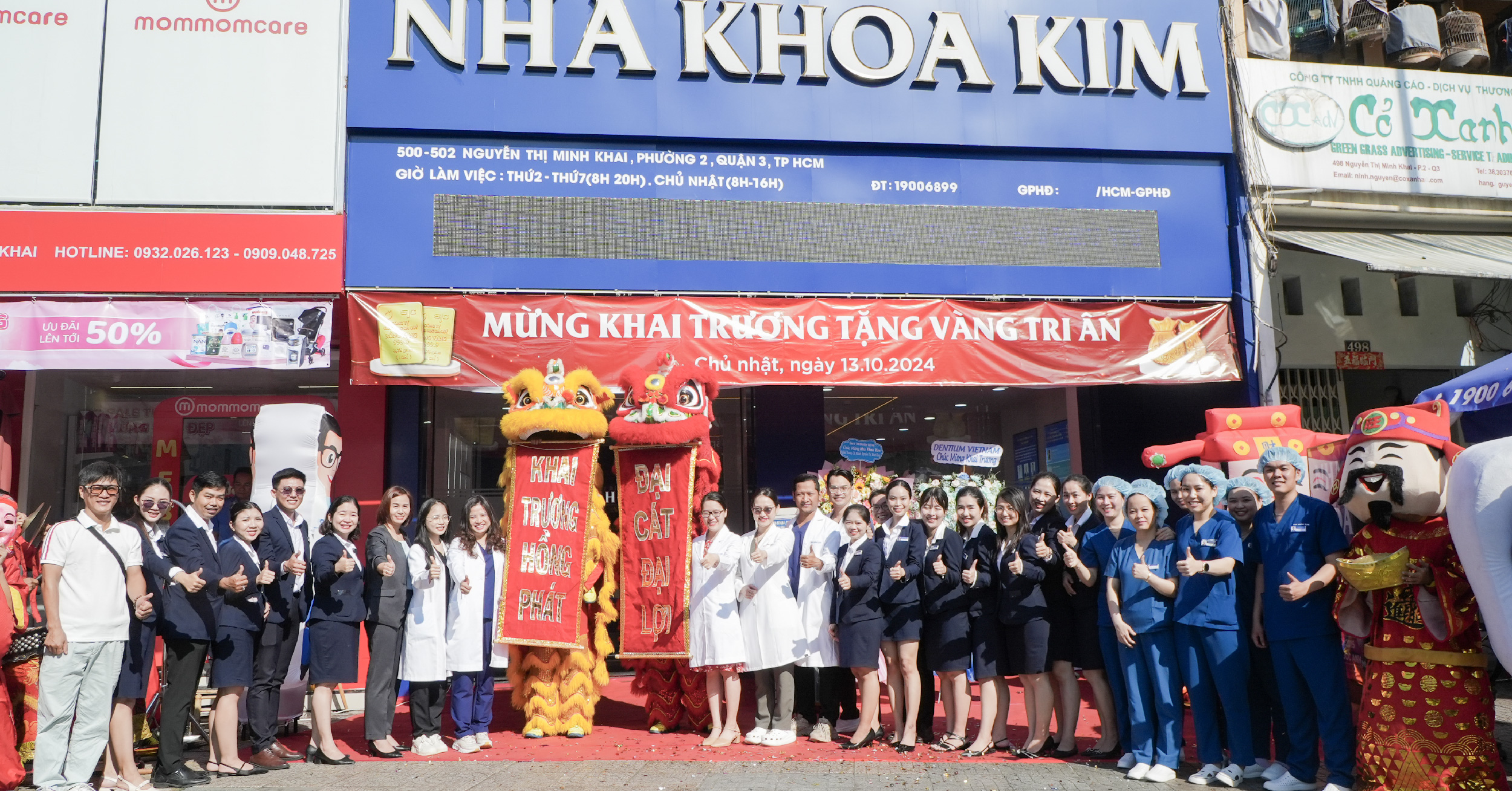 Nha Khoa Kim 500 – 502 Nguyễn Thị Minh Khai, Phường 2, Quận 3 chính thức khai trương