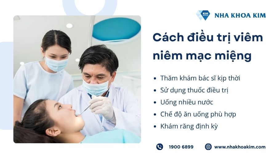Cách điều trị viêm niêm mạc miệng