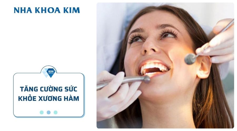 Cách tăng cường sức khỏe cho xương hàm