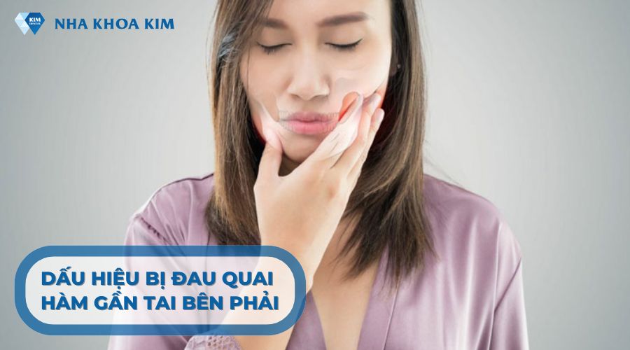 Dấu hiệu bị đau quai hàm gần tai bên phải