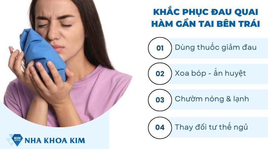 Cách khắc phục tình trạng đau quai hàm gần tai bên trái