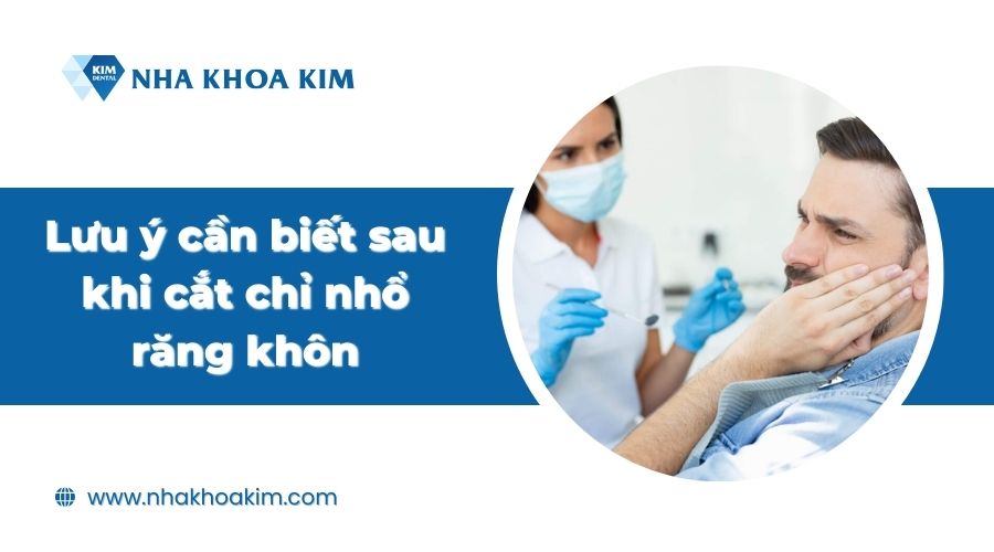 Cách giảm đau răng sau khi cắt chỉ