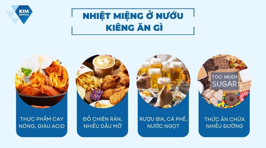 Nhiệt miệng ở nướu nên ăn gì, kiêng gì?