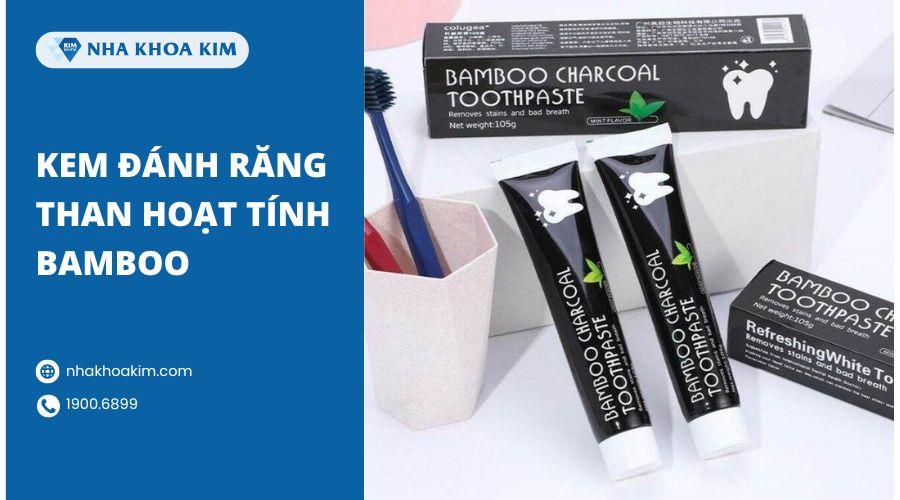 Kem đánh răng than hoạt tính BAMBOO