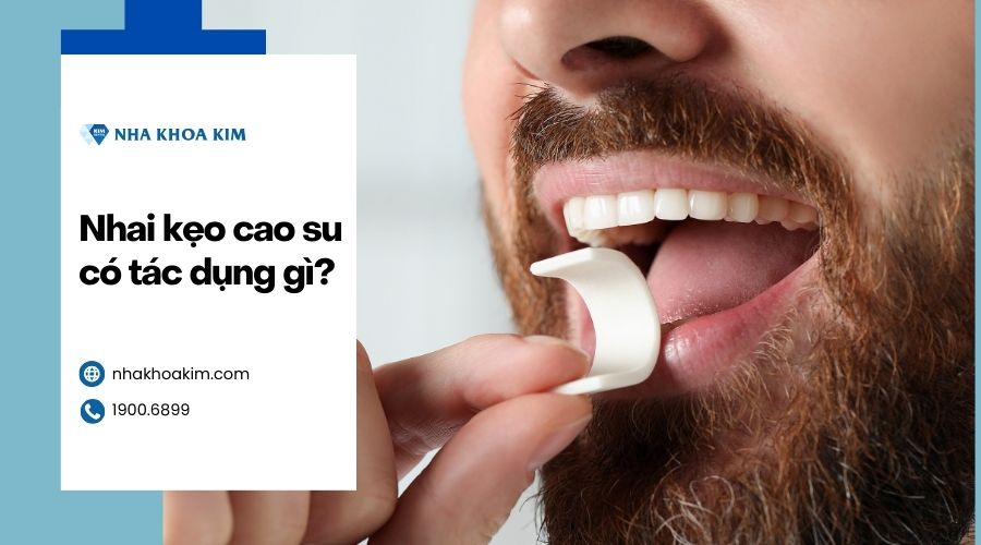 Nhai kẹo cao su có tác dụng gì?