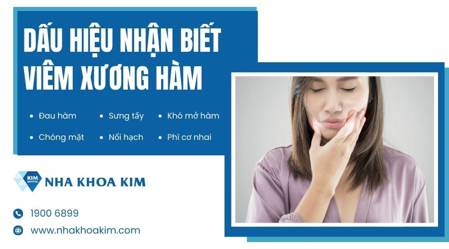 Dấu hiệu viêm xương hàm