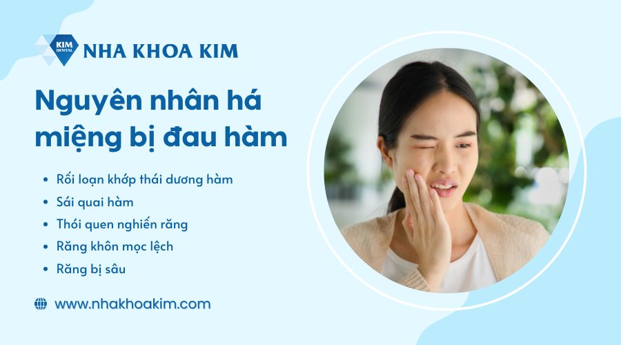 Nguyên nhân há miệng bị đau hàm