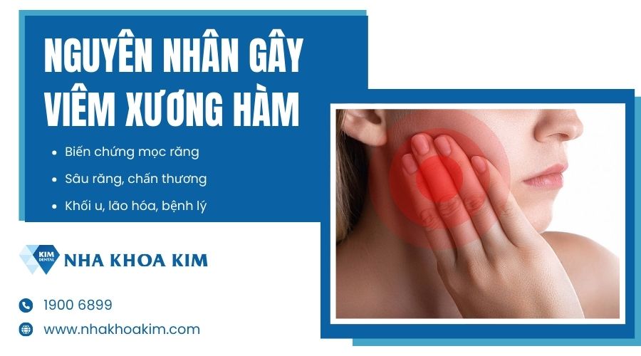 Nguyên nhân gây viêm xương hàm