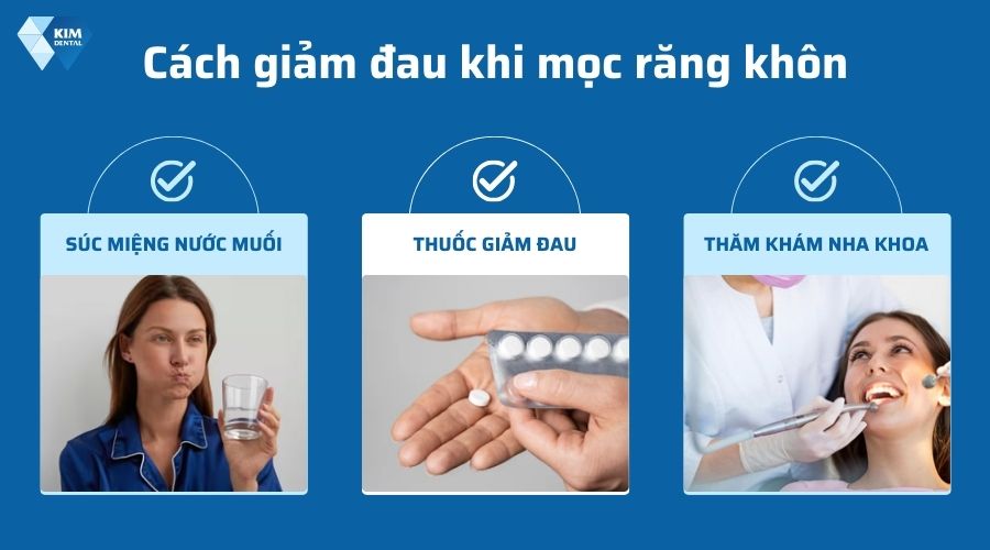 Mọc răng khôn nên làm gì để giảm đau?