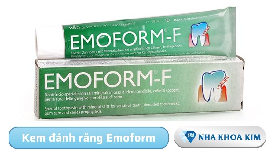 Kem đánh răng Emoform dành cho người niềng răng