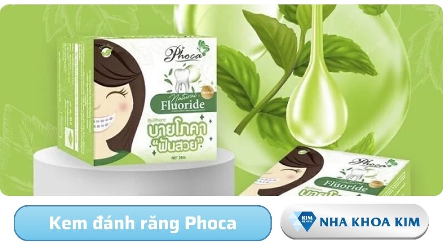 Kem đánh răng Phoca cho người niềng răng