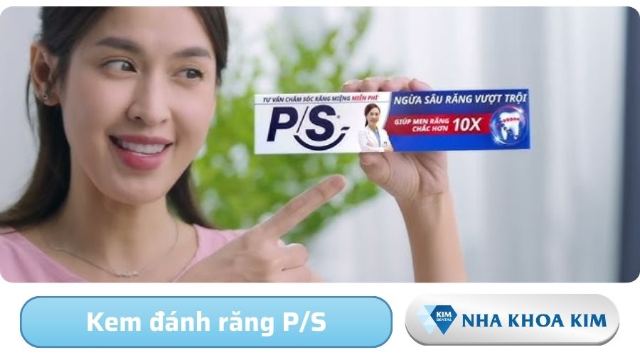 Kem đánh răng P/S tốt cho người niềng răng