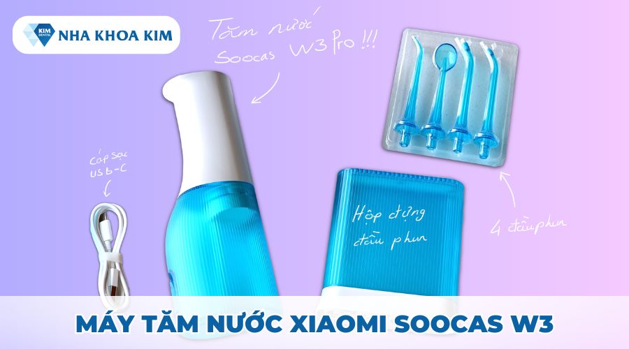 Máy tăm nước Xiaomi Soocas W3