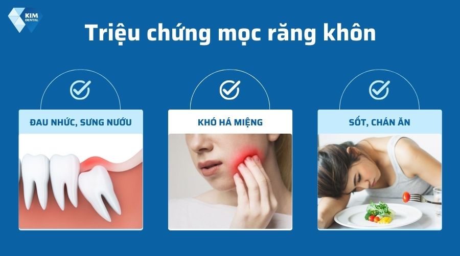 Dấu hiệu đau do mọc răng khôn