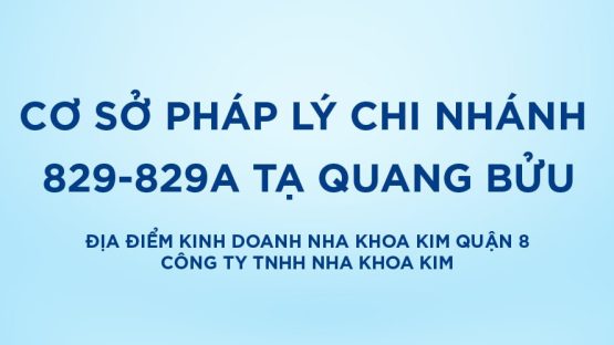 Bảo vệ: Cơ sở pháp lý địa điểm kinh doanh Nha Khoa Kim Quận 8 – Công ty TNHH Nha Khoa Kim