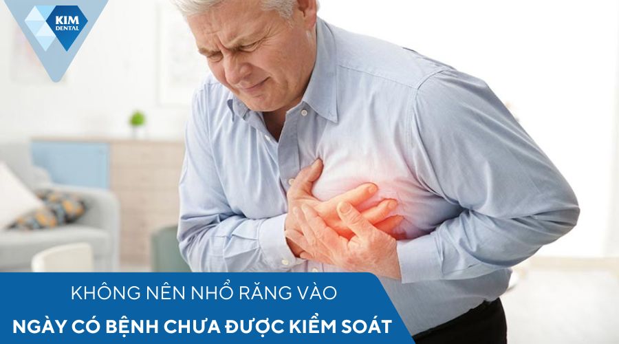 Không được nhổ răng khi đang điều trị hoặc sử dụng thuốc điều trị bệnh