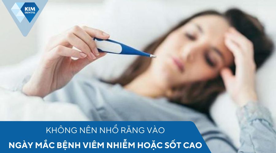 Đang sốt có nhổ răng được không