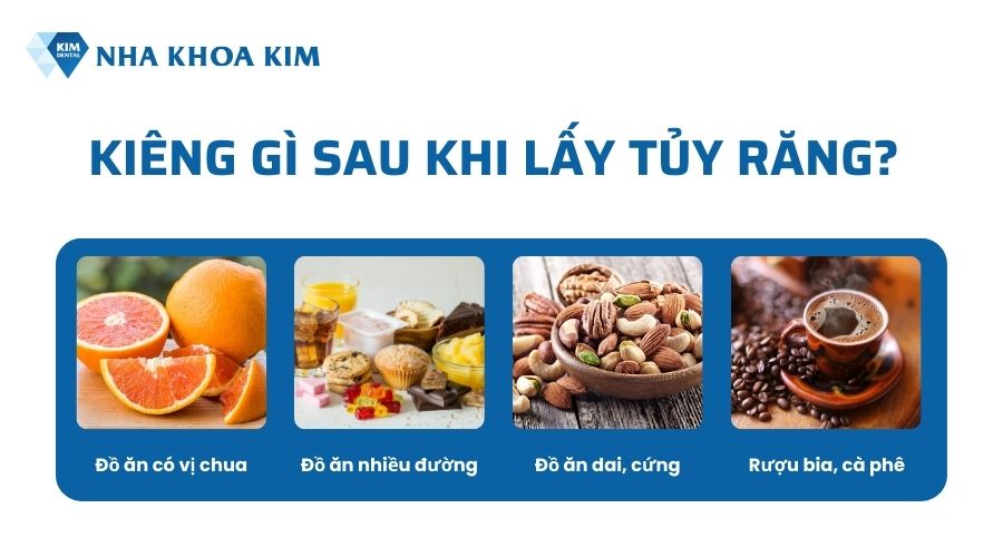 Kiêng gì sau khi lấy tủy răng?