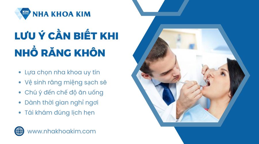 Những lưu ý khi nhổ răng khôn giúp giảm sưng