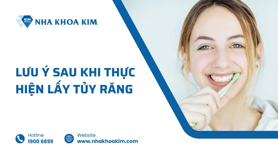 Các lưu ý sau khi lấy tủy răng hạn chế viêm, đau