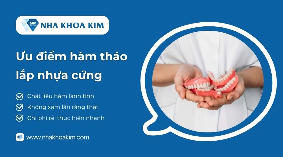 Hàm tháo lắp nhựa cứng có tốt không?