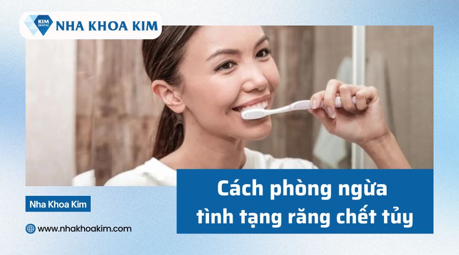 Cách phòng ngừa răng chết tủy
