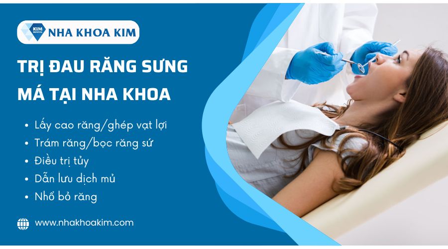 Điều trị đau răng sưng má tại nha khoa