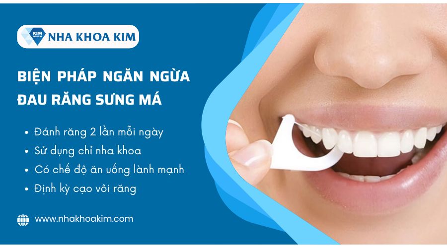 Biện pháp ngăn ngừa đau răng sưng má
