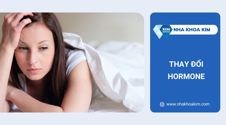Thay đổi hormone gây ngứa nướu răng