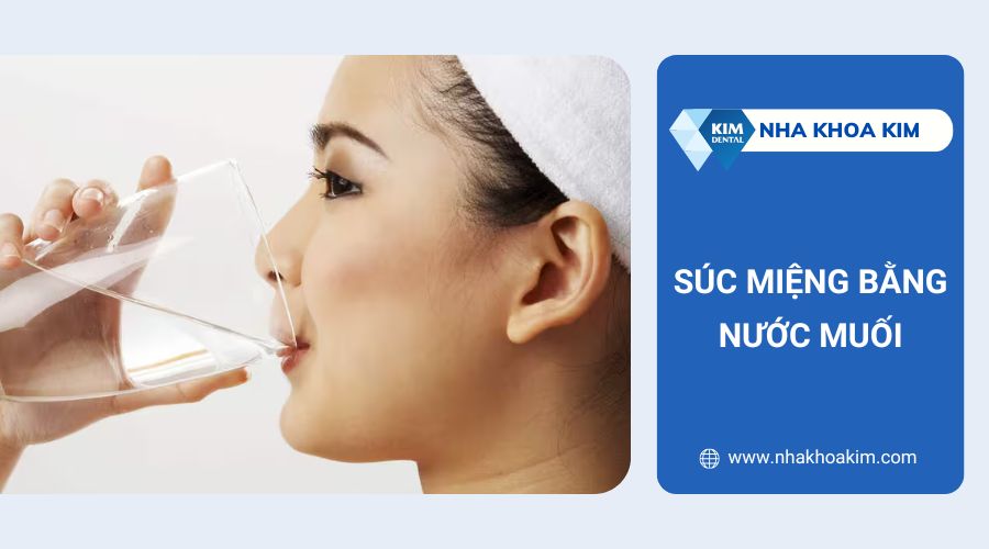 Cách trị ngứa chân răng tại nhà bằng nước muối