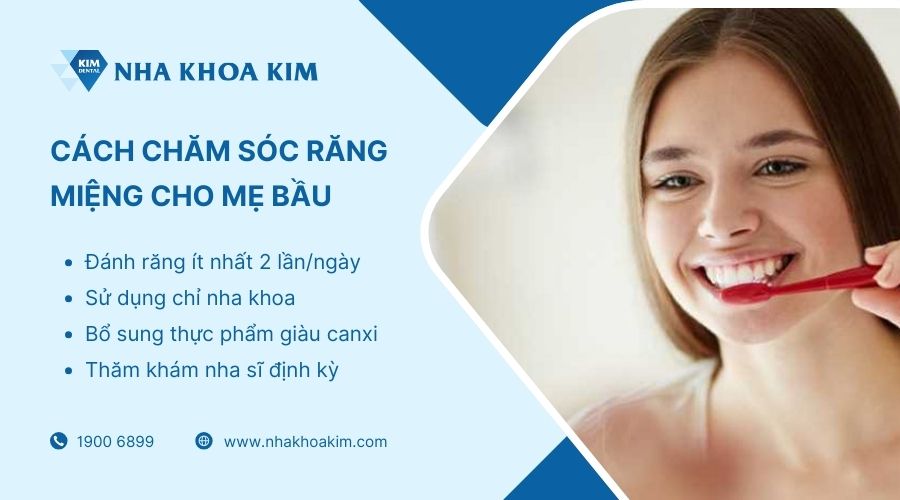cách chăm sóc răng miệng dành cho mẹ bầu