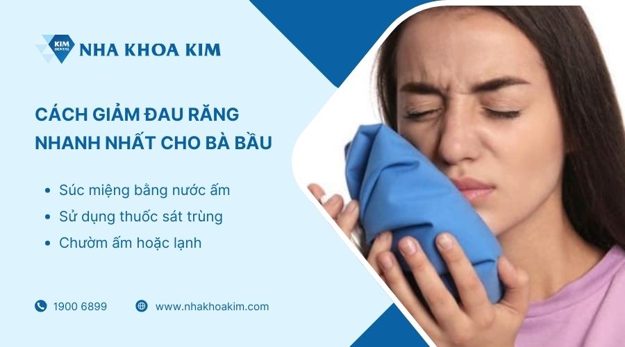 cách giảm đau răng nhanh nhất cho mẹ bầu khi mang thai