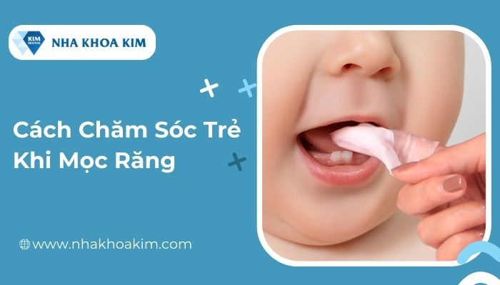 cách chăm sóc răng mọc sớm ở trẻ