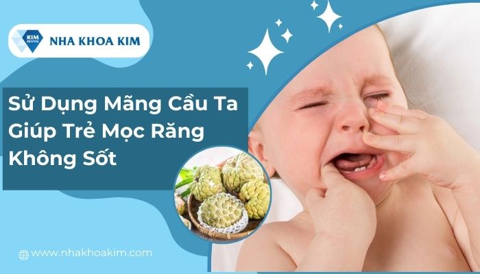 Công dụng tuyệt vời của mãng cầu có thể giúp trẻ mọc răng không sốt