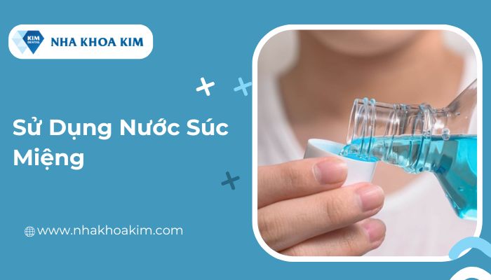 Chữa chảy máu nướu bằng cách sử dụng nước súc miệng