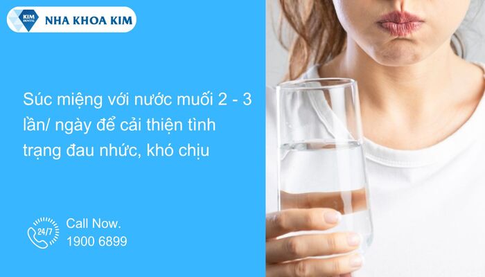 răng khôn mọc bị sưng má phải làm sao