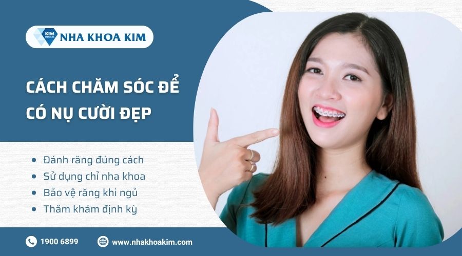 Cách chăm sóc răng miệng để có nụ cười duyên