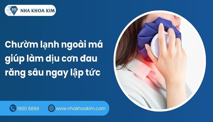 Mẹo chữa đau răng sâu bằng chườm đá lạnh